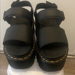 Dr. Martens Black Platform Sandals